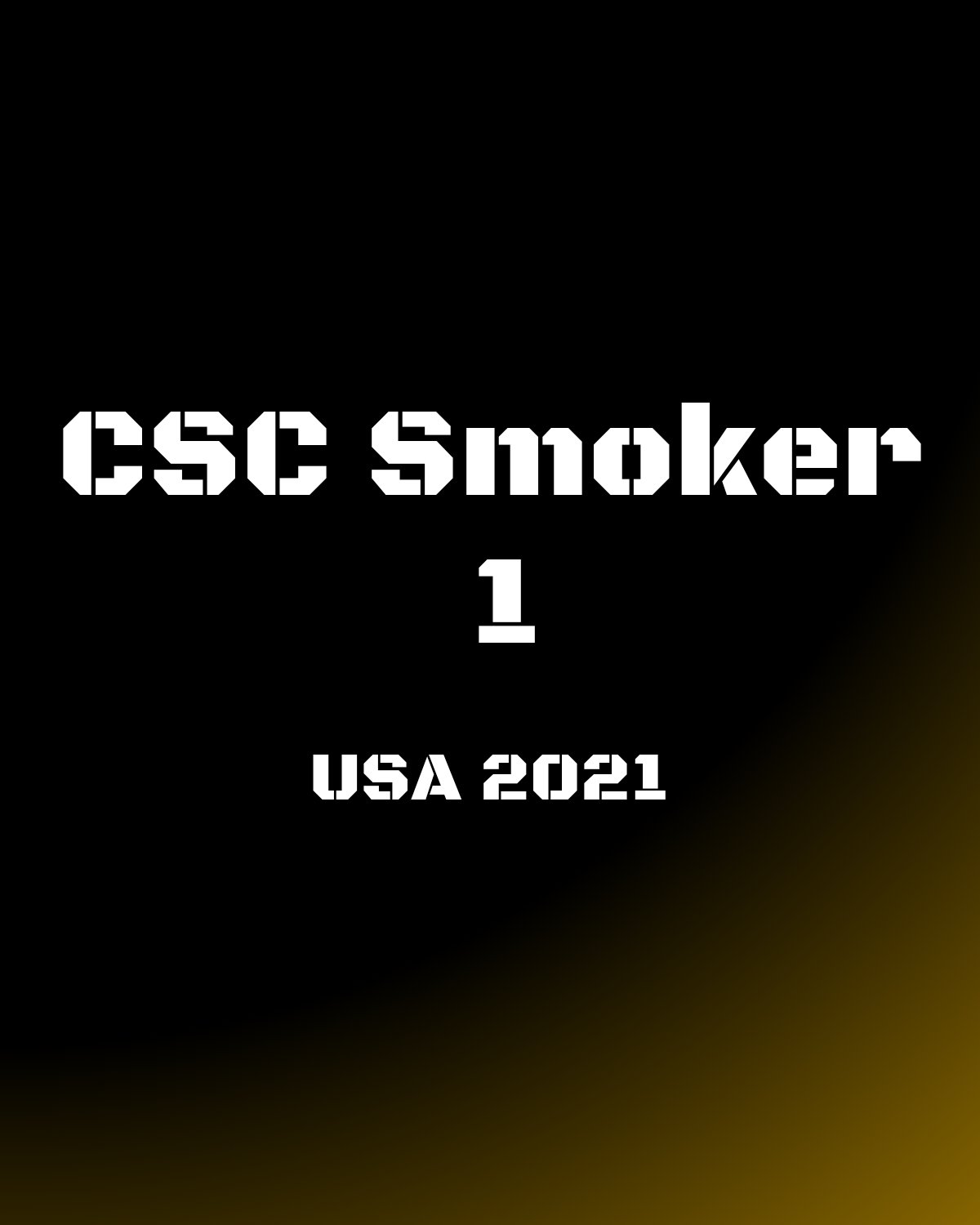 CSC Smoker 1 - USA 2021