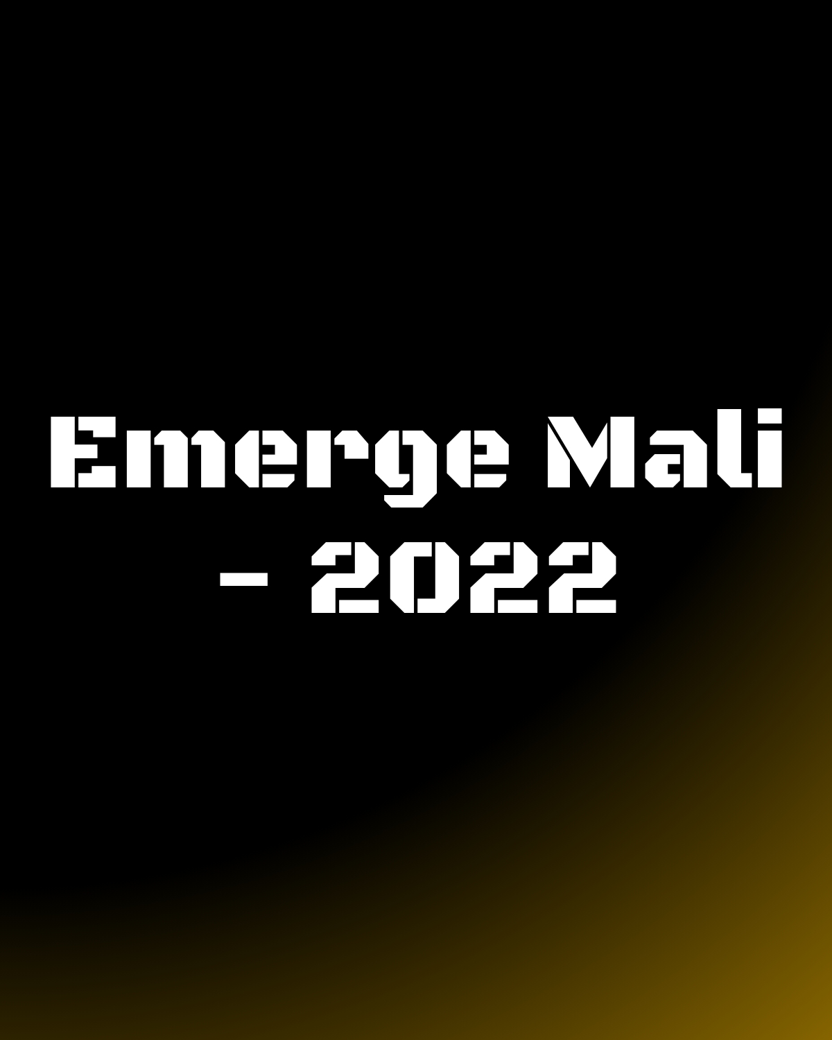 Emerge Mali - 2022