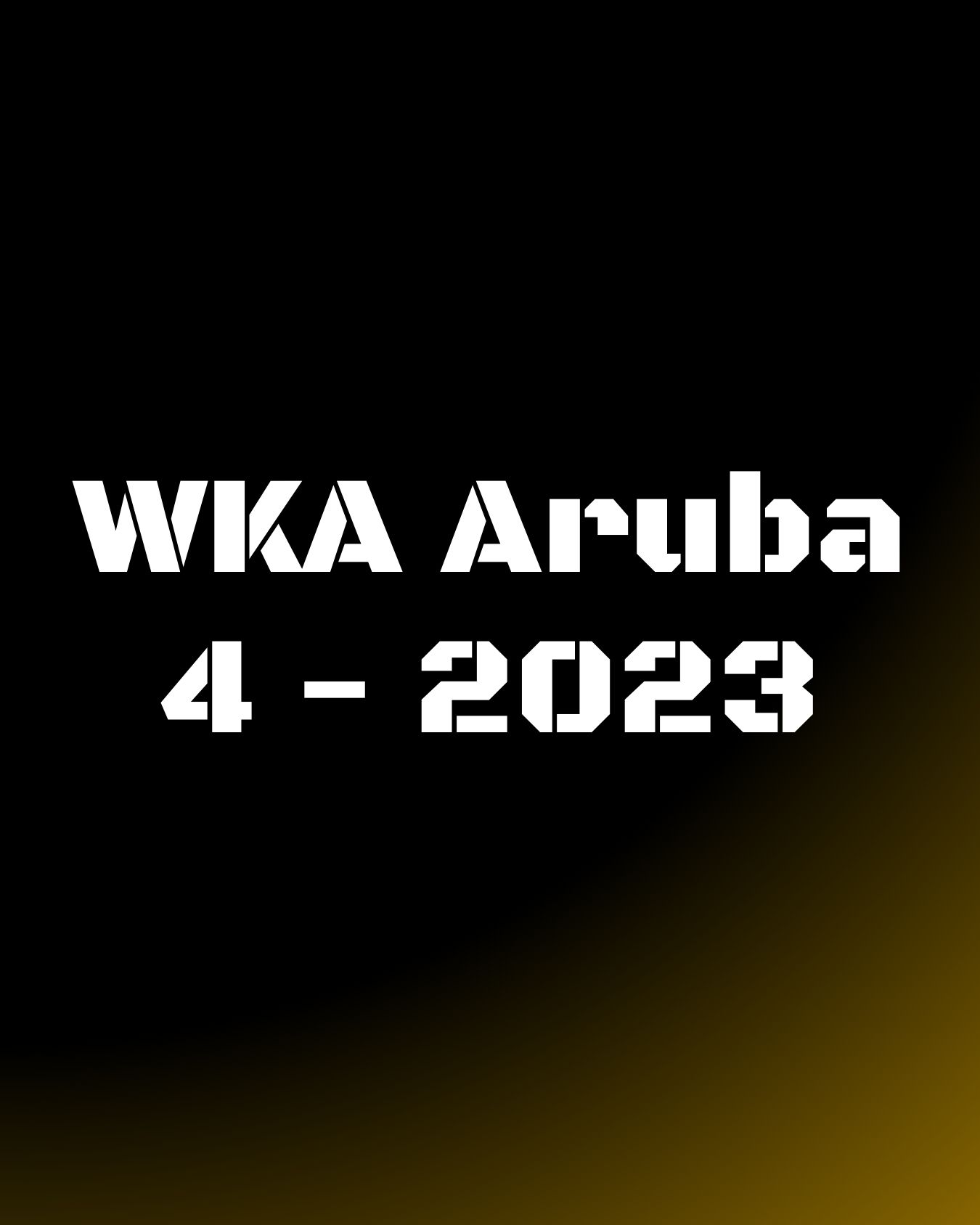 WKA Aruba 4 - 2023