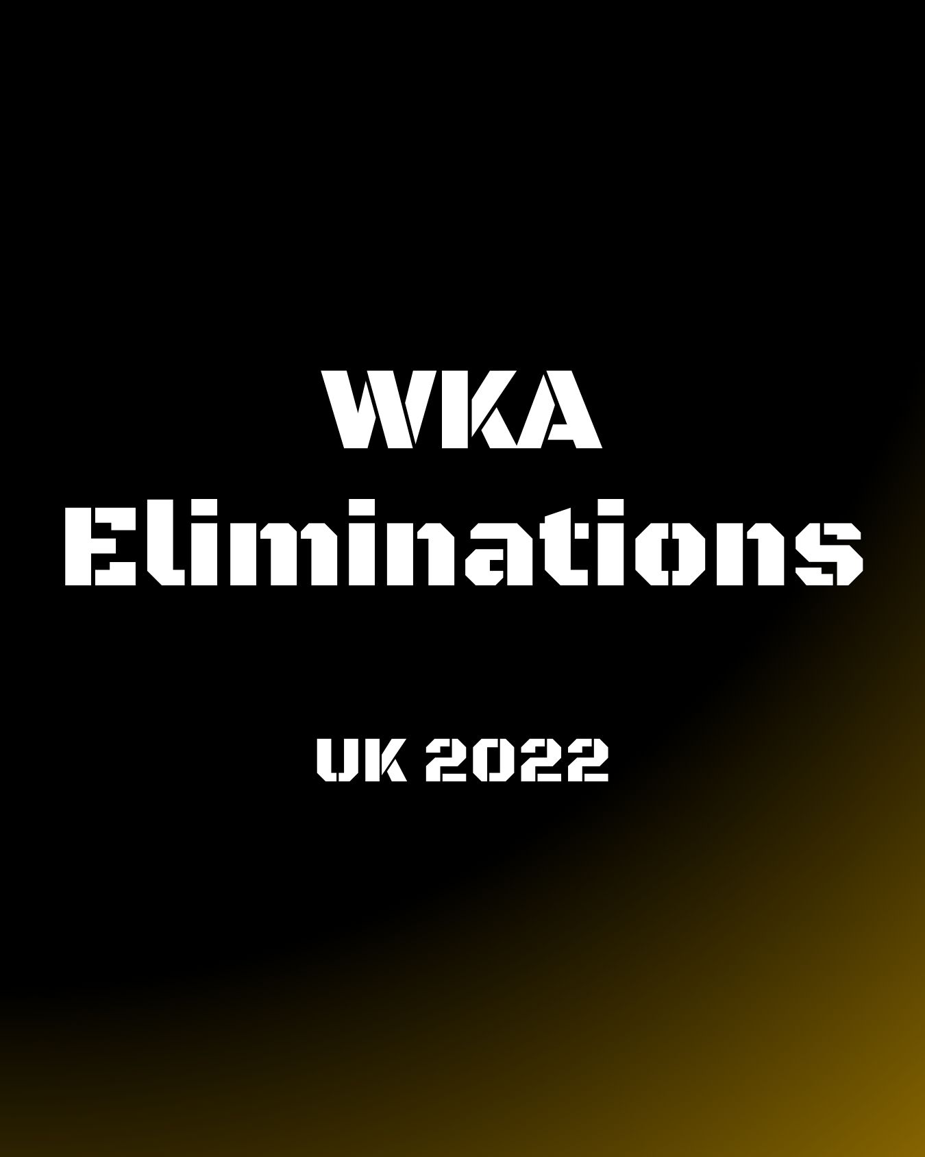WKA Eliminations - UK 2022