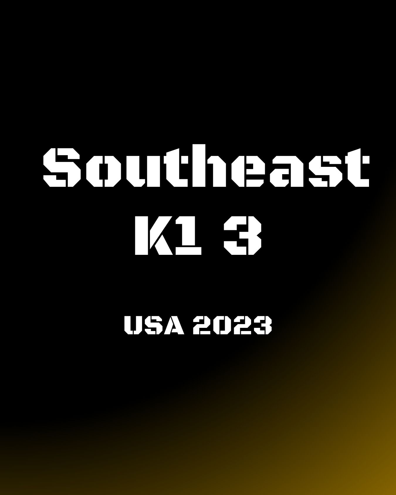 Southeast K1 3 - USA 2023