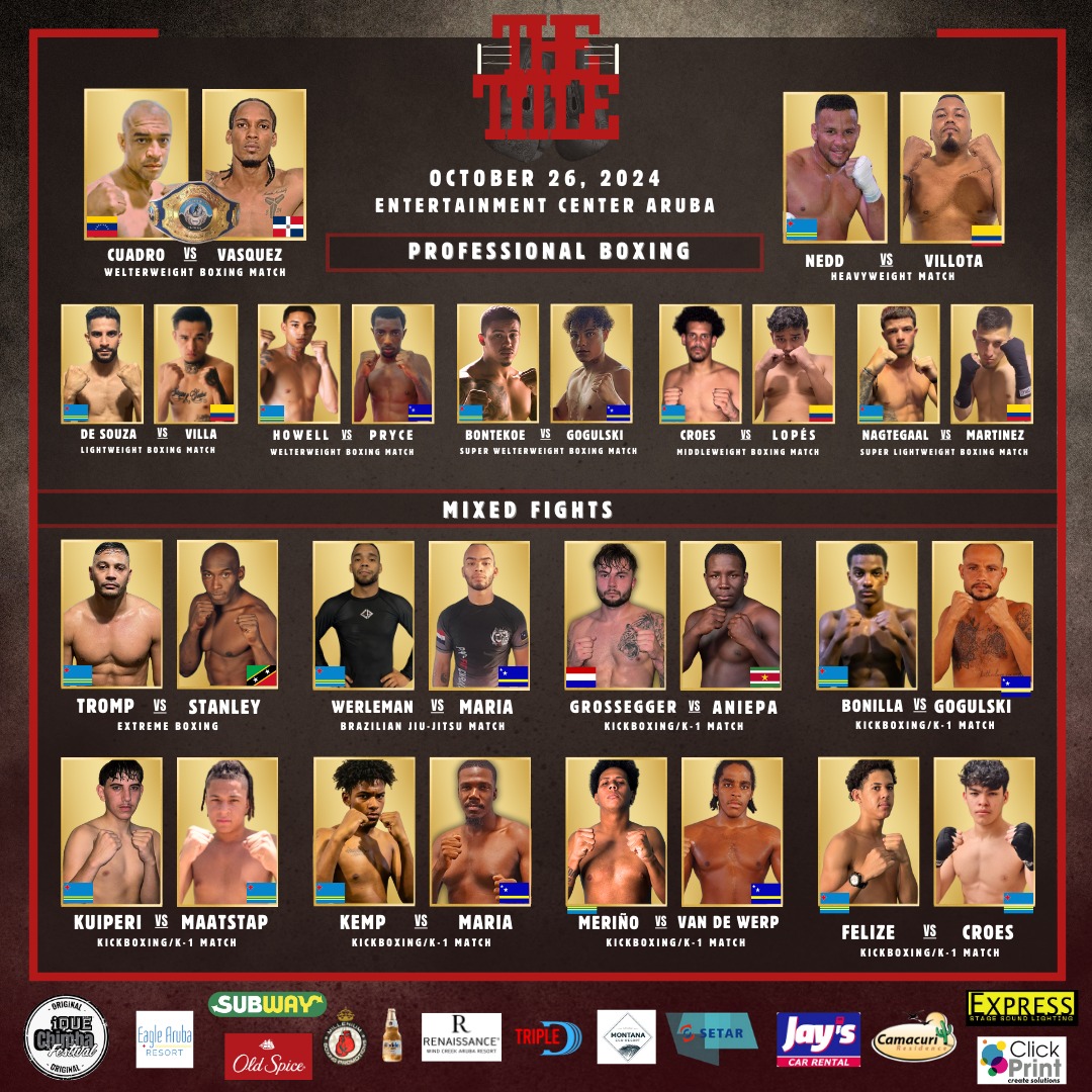 Aruba Professional Boxing and Mixed Fights
